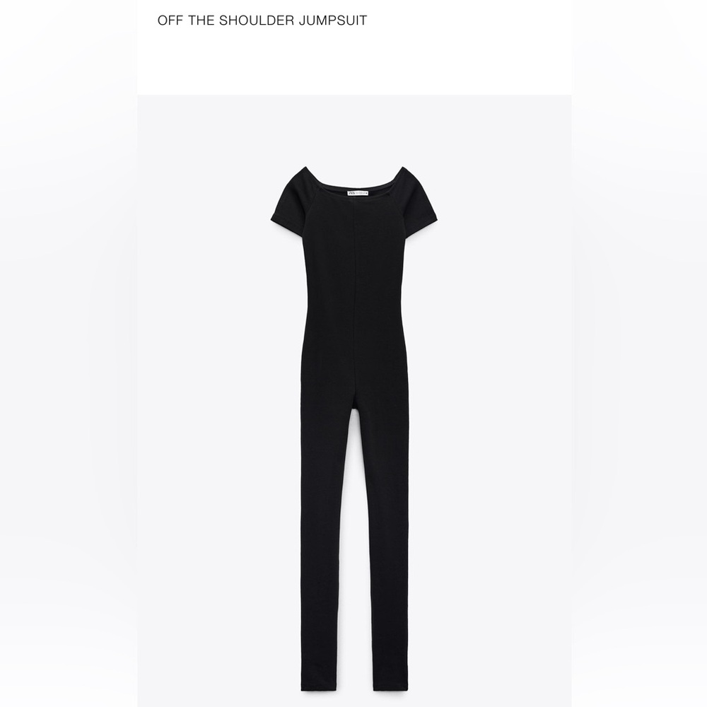 Zara off shoulder jumpsuit Size M, New, never was worn